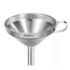 Lakatay 5-Inch Food Grade Stainless Steel Kitchen Funnel with Strainer Filter for Transferring of Liquid Dry Ingredients and Metal Cooking Funnel—Silver 1pcs-5 inch funnel 11 51oy3OeFNIL