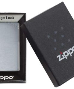 Zippo Vintage Lighters Brushed Chrome Slashes 16 51oz5ZpJBFL