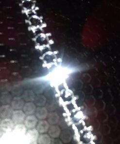 Royal Imports Diamond Sparkling Rhinestone Bling Wrap Ribbon Bulk DIY Roll - Event Decorations, Wedding Cake, Bridal/Baby Shower, Birthday, Arts & Crafts, Party Decorations - 30 Ft - 1 Roll - Silver 1 Roll (24-Rows) 59 51p 6APR8L 2