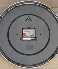 Bjerg Instruments Modern 12" Steel Enclosure Silent Wall Clock with Non Ticking Movement (Bronze) Bronze 12 51p4J5EFADL