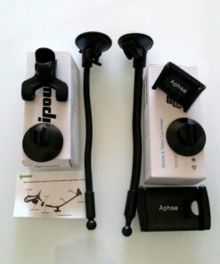 IPOW Upgraded Truck Phone Mount Holder Universal 11 Inches Long Arm Windshield Dashboard Car Mount Cradle with Adjustable X Clamp&Ultra Dashboard Base for Smartphones 32 51p4sxDfaAL