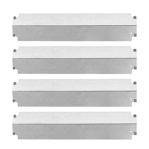 BBQ funland Repair Kit Stainless Steel Heat Plate Tent Shield, Burner Cover Replacement Parts for Charbroil Kenmore Gas Grills