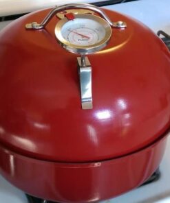 Nordic Ware Indoor/Outdoor Kettle Smoker, 7 by 13 inches, Red 55 51p9BVVsu8L