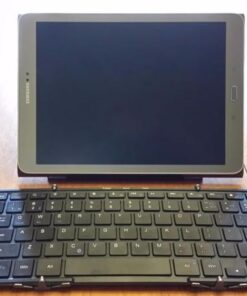 Plugable Foldable Bluetooth Keyboard Compatible with iPad, iPhones, Android, and Windows, Full-Size Multi-Device Keyboard, Wireless and Portable with Included Stand for iPad/iPhone (11.5 inches) 47 51pDX4tNnUL