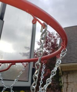 Champion Sports Heavy Duty Galvanized Steel Chain Basketball Net, 21 Inch 25 51pDXXKDOIL