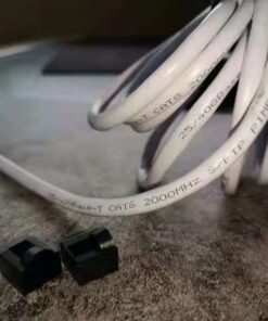 QIFGUO Cat 8 Ethernet Cable 30ft Internet Network LAN Patch Cable Cord Shielded High Speed 40Gbps 2000Mhz RJ45 Cables for Gaming, Router, PS4, Xbox - Compatible with Cat7/Cat6a/Cat5e Network - White Cat8 30FT 27 51pGZMytjL