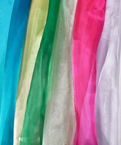 VDS Blush Pink Organza Fabric, 45 Yards Continuous, 45” Wide, Wedding Party Decoration Iridescent Crystal Sheer Shiny Organza Tulle Bridal Dress DIY Crafts Costume Sewing Backdrop Arch Cloth 45 Yard 12 51pJ78da4L