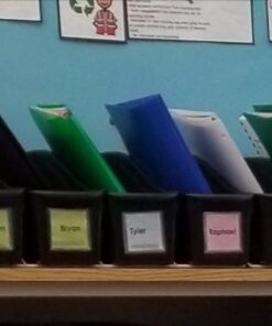 Storex Large Book Bin, Interlocking Plastic Organizer for Home, Office and Classroom, Black, 6-Pack (70109E06C) 33 51pJIHpq6L