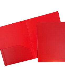 JAM PAPER Heavy Duty Plastic 2 Pocket Extra Tough School Folders - Assorted Primary Colors - 6/Pack 14 51pLR0oeX0L