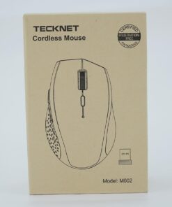TECKNET Wireless Mouse, 2.4G USB Computer Mouse with 6-Level Adjustable 3200 DPI, 30 Months Battery, Ergonomic Grips, 6 Buttons Portable for PC, Chromebook, Mac - Red 31 51pMi1GqwaL