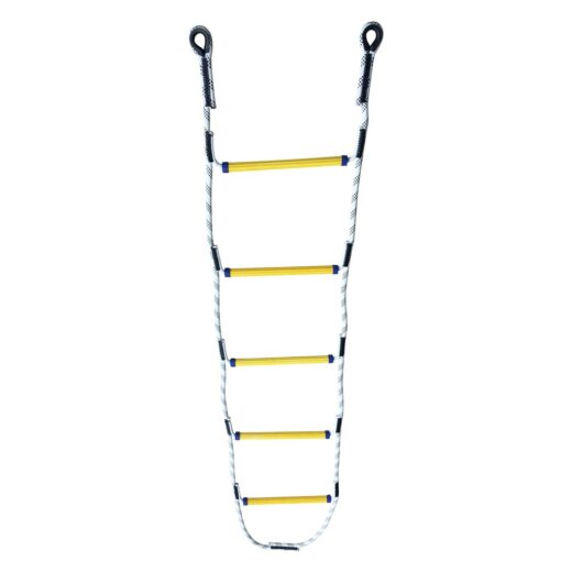 Aoneky 5.9 ft Nylon Climbing Rope Ladder for Kids or Adult - Playground Hanging Ladder for Swing Set - Tree Ladder Toy for Boys Children Aged 6-12 Years Old