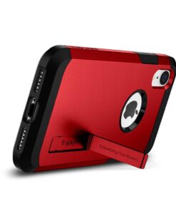 Alternative view of Spigen Tough Armor [Military Grade] Designed for iPhone XR Case 6.1 inch - Red