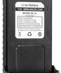 BAOFENG BL-5L 3800mAh Extended Battery Compatible with UV-5R RD-5R UV-5RTP UV-5R Plus, Original Pack, Black 40 51pOzWtgYBL