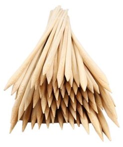 MalloMe Bamboo Skewers 30 Inch 100 pcs Marshmallow Roasting Sticks - 5mm Thick Long Wooden Heavy Duty - Hot Dog Smores Apple Candy Sticks Shish Wood Kabob Skewers for Grilling Fire Pit BBQ Appetizers 25 51pdqtJvpL