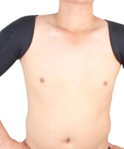 SX545 Sports Magnetic Double Shoulder Brace Support Strap Wrap Belt Band Pad - Black Free Size, Suitable for shoulder breadth 40-50cm L 10 51pg LgANsL