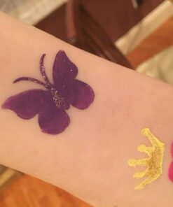 Face Paint Stencil Stickers for Painting Kit (104 Pieces) Thick Tattoo Stencil - Soft, Pliable and Easy to Stick Down and Reuse - Great for Birthdays, Sleepovers, School Carnivals, or Fundraisers 40 51pjirYl4vL