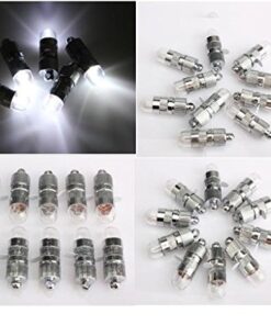 HOSL Mini Led Balloon Lights 60PCS Small Lantern Lights for Balloons, Paper Lanterns, Craft, Halloween, Wedding, Party Decorations String Lights Battery Operated (White, Non-Blinking) White, Non-Blinking 23 51pk SQWiQL