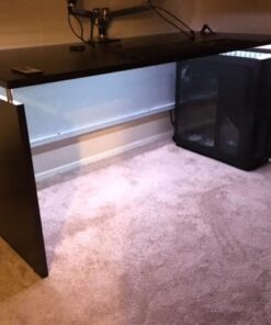 LEDwholesalers 12-Volt 16.4-ft RGB Color-Changing Kit with Controller and IR Remote, Power Supply, and LED Strip in White PCB, 2034RGB-R2+3369+3208 54 51pmOWUGC3L