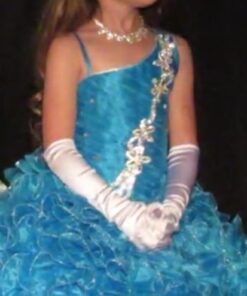 Satin Long Child Size Girls Formal Gloves (4 - 7, White) 3 51pnGi8xh4L