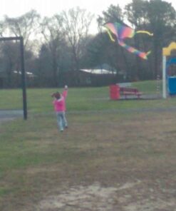 AGREATLIFE Rainbow Kite for Kids & Kites for Adults Easy to Fly, Kites for Kids Ages 4-8 Easy to Fly, Large Kites for Kids Ages 8-12, Kites for Toddlers Age 3-5, Beach Kite, Kids Kite for Beginner Classic Rainbow 37 51pnSBWYLoL 2