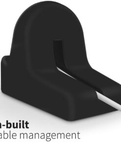 Orzly Charging & Display Stand Designed for ALL series of Apple Watch SE & ALL screen sizes CompactStand BLACK 45 51ppE3MXApL