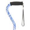 NOVA Designer Walking Cane with Offset Handle, Lightweight Adjustable Walking Stick with Carrying Strap Blue Porcelain Design 17 51pregb0RDL