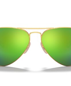 Ray-Ban Rb3025 Classic Polarized Aviator Sunglasses Matte Gold/Polarized Green Mirror 58 Millimeters 7 51pw1QflBwL