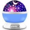 MOKOQI Star Projector, Night Light Lamp Fun Birthday Gifts for 1-4-6-14 Year Old Girls and Boys Kids Bedroom Decor -Blue Blue