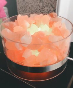 LEVOIT Aria Himalayan Salt Lamp, Pink Rock Large Crystal Natural Himilian Gift Night Light (ETL Certified) Touch Dimmer, 8.5lbs 55 51qE0nZNMKL