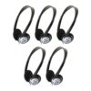 Panasonic RP-HT21 Lightweight Headphones with XBS (5 Pack) Gray 5-Pack 23 51qUr1idL7L