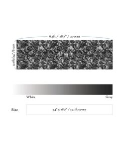 Very Berry Sticker Black Grey Granite Look Marble Effect Marble Stickers (61cm x 200, Marble Self Adhesive Sticky Back Plastic Countertop Black Vinyl Wrap 23.6" x 78" 31 51qV8i555AL