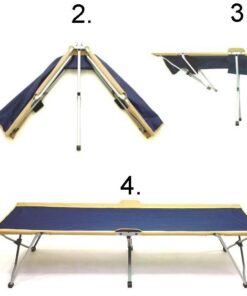 BYER OF MAINE Easy Cot - Extra Large Folding Cot - Heavy Duty Cot for Indoor and Outdoor Use - Cot Bed for Adults - 78”L X 31”W X 18”H - 330 lb Capacity 1 22 51qVMfliruL