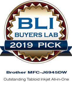 Brother Inkjet Printer, MFCJ6945DW, INKvestmentTank Color Inkjet All-in-One Printer with Wireless, Duplex Printing and Up to 1-Year of Ink in-Box, Amazon Dash Replenishment Enabled, White New Model: MFC-J6945DW (inc. 1 year ink) 29 51qfTdVKLCL