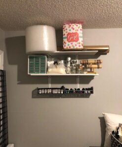 Simple Houseware Wall Mounted Spice Rack, Silver, Set of 2 33 51qhROjZwdL