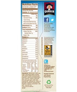Quaker Instant Oatmeal, Apples & Cinnamon, Breakfast Cereal, 15.1 Ounce, (Pack of 4) Apples and Cinnamon Oatmeal 15.1 Ounce Box 19 51qis80TEOL