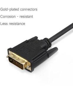 CableDeconn Active DVI to VGA, 6FT DVI 24+1 DVI-D M to VGA Male with Chip Active Adapter Converter Cable for PC DVD Monitor HDTV 15 51qj vx9EHL