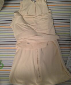 HALO 100% Cotton Sleepsack Swaddle, 3-Way Adjustable Wearable Blanket, TOG 1.5, Cream, Small, 3-6 Months Small (Pack of 1) 28 51qtbWVuZsL