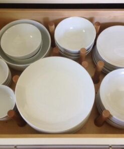 Rev-A-Shelf Adjustable Pegboard Drawer Divider Organizer, Trim to Fit Wooden Kitchen Cabinet Storage Utensil, Pots & Dish Rack, 30" x 21", 4DPS-3021 30 x 21 33 51r2xS2YA1L