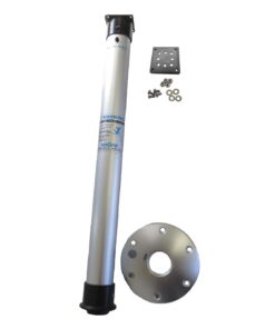 Magma Products, Double Locking Stowable Pedestal Mount, T10-185, Silver, One Size Pedestal locks 19 51r7WYVp rL