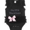 Baby My Little Black Dress Onesie, Black,(0-6 Months) 0-12 Months 6 51r82ohyQ9L