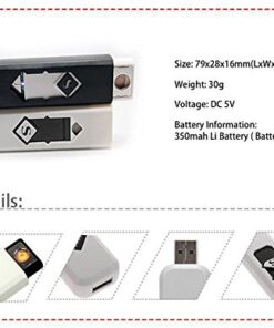 USB Electronic Rechargeable Flameless Cigar Cigarette Lighter - One Lighter 5 51rADmf0vaL