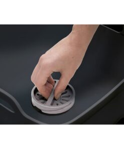 Joseph Joseph Wash & Drain Kitchen Dish Tub Wash Basin with Handles and Draining Plug, 9 liters, Grey Gray 25 51rBAsQbIpL 2