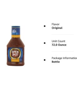 Open Pit Barbecue Sauce Original 18 Oz - 4 Pack 1.12 Pound (Pack of 1) 13 51rDa2MGBmL