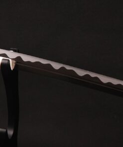 YJ COOL Dark Red Unokubitsukuri Shape Double Hi Japanese Samurai Katana Sword Battle Ready Knife Carbon Steel Blade 16 51rJmWOPbLL