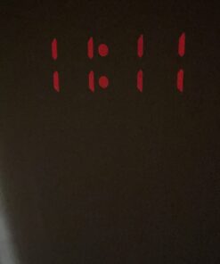 Magnasonic Projection Alarm Clock with AM/FM Radio, Battery Backup, Auto Time Set, Dual Alarm, Nap/Sleep Timer, Indoor Temperature/Date Display with Dimming & 3.5mm Audio Input - Black (EAAC601) 44 51rN0WCdNiL 1