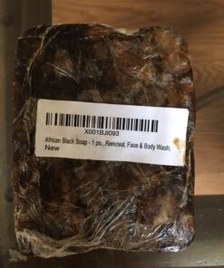 Premium African Black Soap - Pure 1 pound Bulk. Raw Organic Soap for Acne, Dry Skin, Rashes, Burns, Scar Removal, Face & Body Wash, From Ghana West Africa - Authentic African Moisturizer 46 51rN2P5fxtL 1