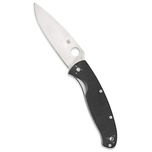 Spyderco Resilience Folding Pocket Knife with 4.20" 8Cr13MoV Stainless Blade and G-10 Handle - PlainEdge - C142GP