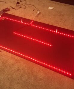 LEDwholesalers 12-Volt 16.4-ft RGB Color-Changing Kit with Controller and IR Remote, Power Supply, and LED Strip in White PCB, 2034RGB-R2+3369+3208 55 51rPswV18L