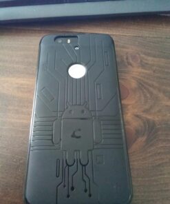 Huawei Nexus 6P Case, Cruzerlite Bugdroid Circuit Case Compatible for Huawei Nexus 6P - Retail Packaging - Black Standard Packaging 29 51rb6CsqvoL