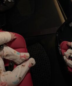 Shatterproof Baby Car Mirror, Fully View Infant in Rear Facing Car Seat - Newborn Safety, Crash Tested & Extra Wide, Crystal Clear, 100% Lifetime Satisfaction Guarantee, Easy Install by Cozy Greens 58 51rcej 6SJL